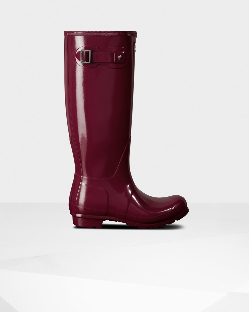 Hunter Mujer Original Gloss - Botas de Lluvia Rojas - 603-XCOFVM